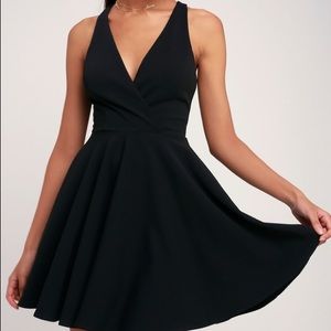 Lulu’s Black Wonder Whirl Dress